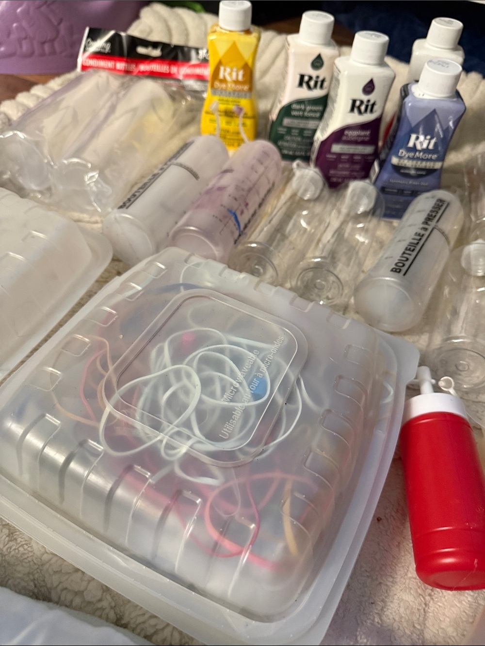 Rit, Tinex, Tie die Kit with Clear Bottles and Bright Accent Colors - Picture 6 of 6